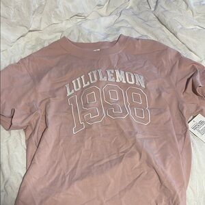Lululemon Pink Graphic T-Shirt